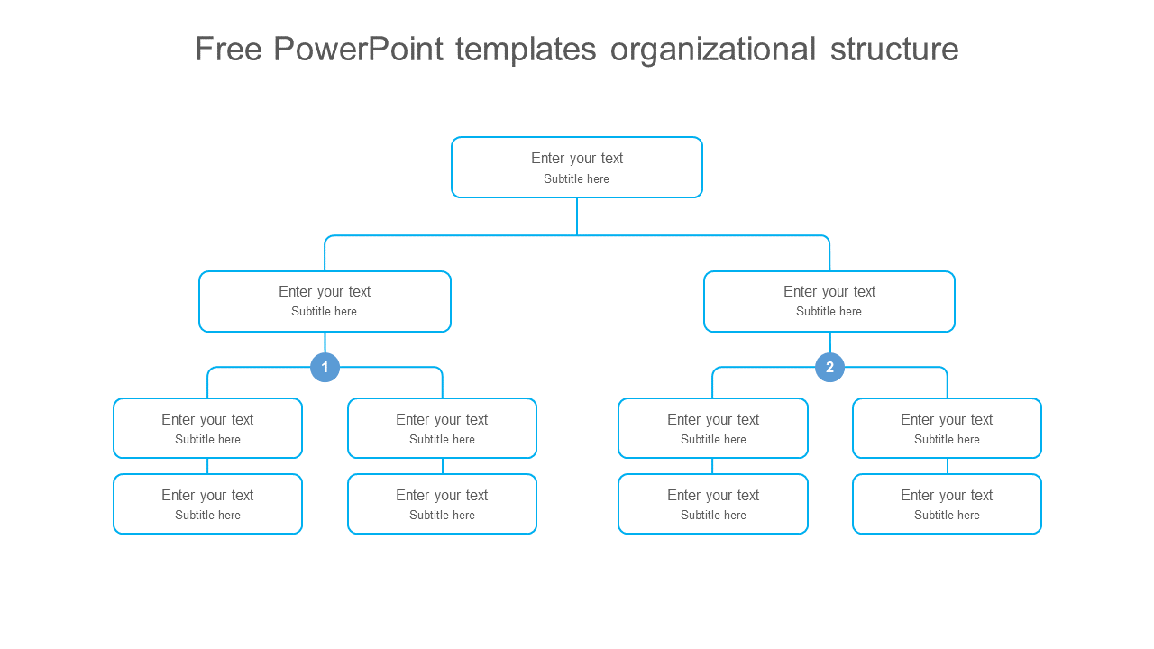 Free - Free PPT Templates Organizational Structure & Google Slides